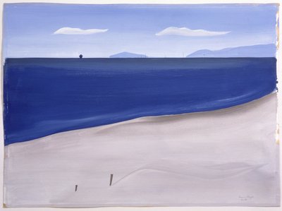 The Beach of Carnon, 1987 by Marie Hugo